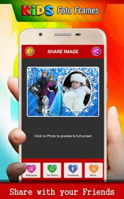 Kids Photo Frame, Photo Editor android App screenshot 1